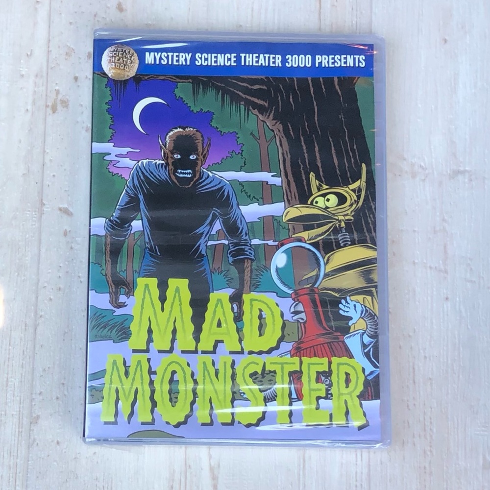 Mystery Science Theater 3000 Presents “Mad Monster" New DVD c. 1998